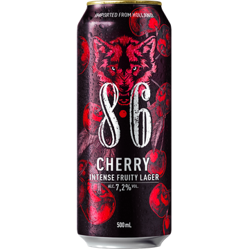 8.6 Cherry Intense Fruity Lager 500ML bij Jumbo