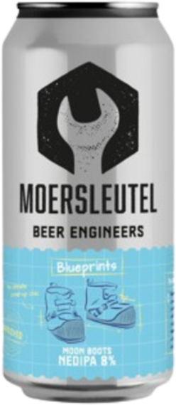 Moersleutel Moon Boots blik van 44cl