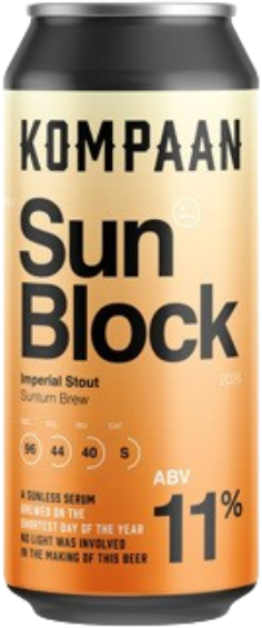 Kompaan Sun Block blik van 44cl