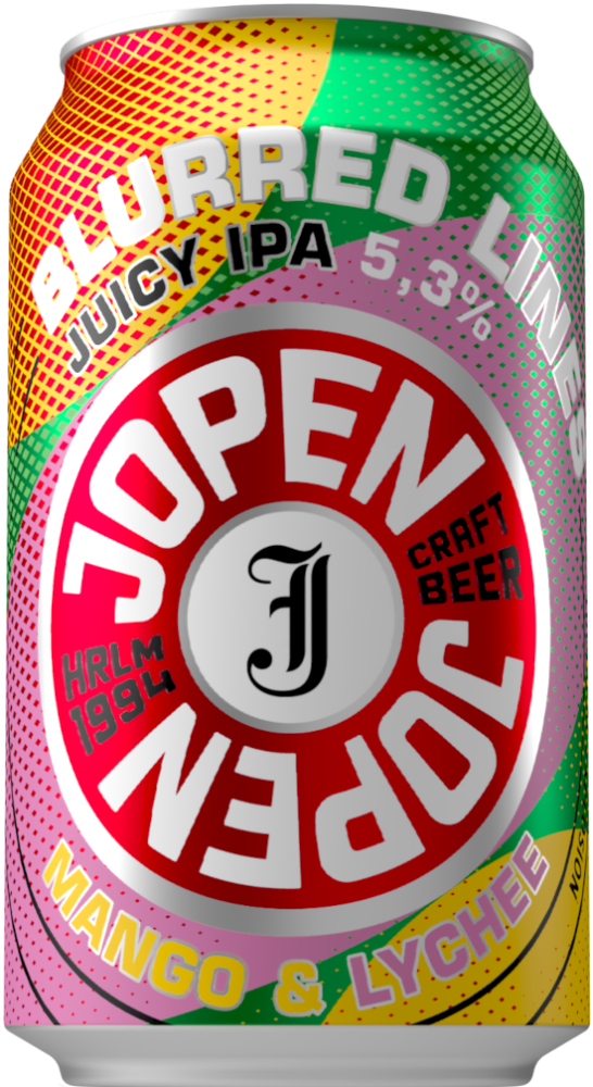 Jopen Blurred Lines Mango & Lychee blikje van 33cl