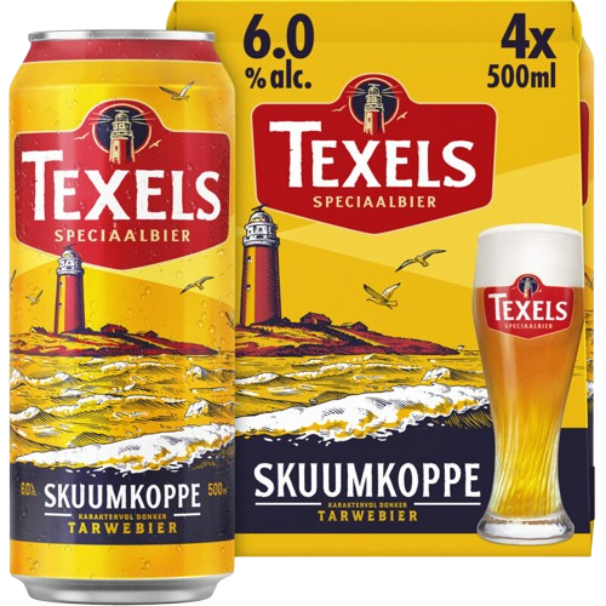 Texels Skuumkoppe set met 4 blikken van 50cl