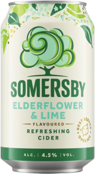 Somersby Elderflower & Lime blikje van 33cl