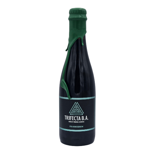 Frontaal Trifecta B.A. (Folkingebrew) - Stout Speciaalbier - Bestel dit bij Bierbink.nl