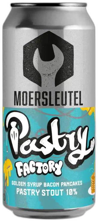 Moersleutel Pastry Factory: Golden Syrup Bacon Pancakes blik van 44cl