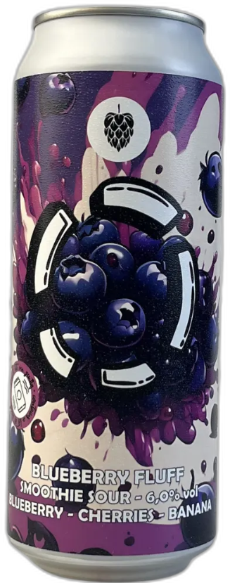 LOST Blueberry Fluff blik van 50cl