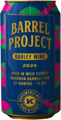 Kees Barrel Project 2026 Barley Wine blikje van 33cl