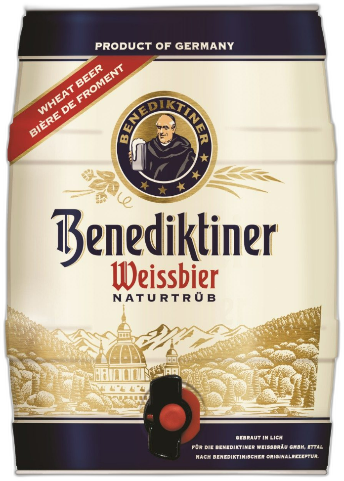 Benediktiner Weissbier Tapvat van 5 liter