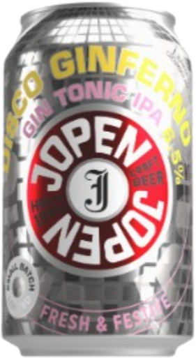 Jopen Disco Ginferno 2026 blikje van 33CL