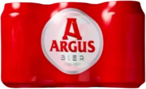 Argus Bier sixpack met blikjes van 33cl