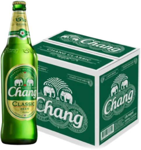 Chang bier doos met 12 flessen van 620ml