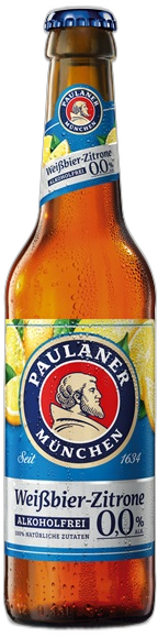 Paulaner Weisse Zitrone 0.0% flesje van 33cl