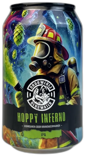 Bluswater Hoppy Inferno blikje van 33cl
