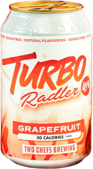 Turbo Radler Grapefruit blikje van 33cl