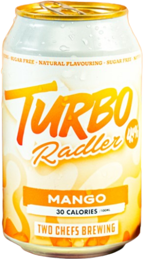 Turbo Radler Mango blikje van 33cl