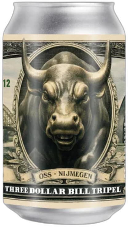 Muifel Three Dollar Bill blikje van 33cl