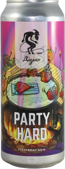 Didko Party Hard (strawberry/vanilla) blik van 44cl