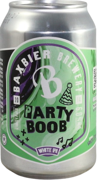 Baxbier Partyboob blikje van 33cl