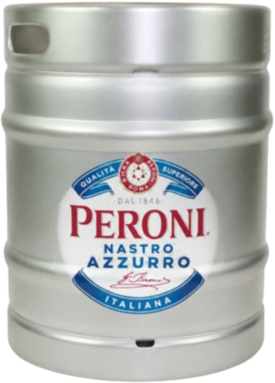 Peroni Nastro Azzura Fust van 50 liter