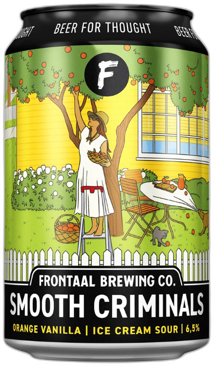 Frontaal Smooth Criminals: Orange Vanilla blikje van 33cl