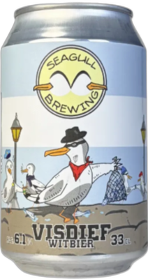 Visdief bier blikje van 33cl
