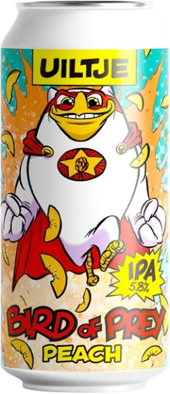 Uiltje Bird of Prey Peach blik van 44cl