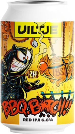 Uiltje BBQ B*tch blikje van 33cl