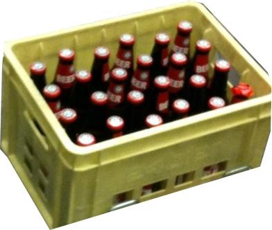 Euroshopper Bier Premium Lager krat van 24 flesjer á 0,3 liter