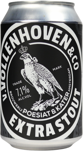 Poesiat & Kater v.Vollenhoven Extra Stout flesje van 33cl