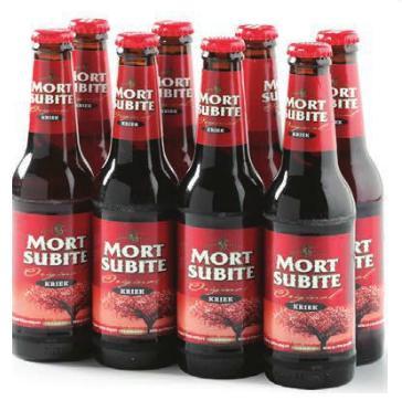 Mort Subite Original Kriek flesje 0,25 liter Mort Subite Original Kriek flesje 0,25 liter