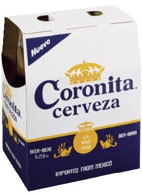 Coronita cerveza (corona bier) Coronita cerveza (corona bier)