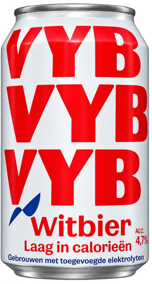 VYB Wit blikje van 33cl