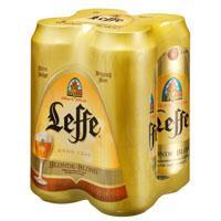 Leffe Blond set van 4 blikken á 0,50 liter Leffe Blond set van 4 blikken á 0,50 liter