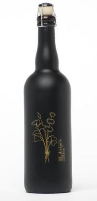 Champagne fles Librijes bier