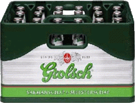 Grolsch krat van 24 flesjes á 0,33 liter
