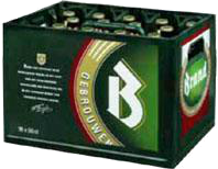 Brand krat 18 flesjes 0.5l