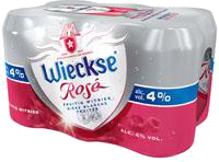 wieckse rose, sixpack blikjes van 33 centiliter