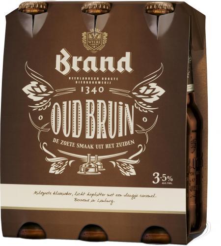 Brand Oud bruin set van 6 flesjes á 0,30 liter Brand Oud bruin set van 6 flesjes á 0,30 liter