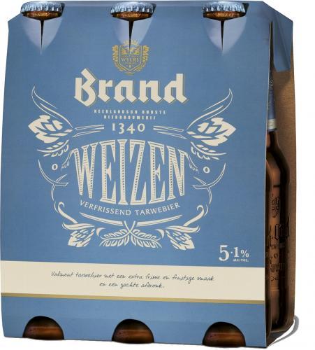 Brand weizen set van 6 flesjes á 0,30 liter