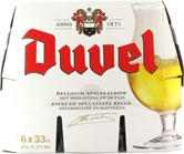 Duvel set van 6 flesjes met 0,33 liter