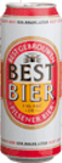 Best Bier blik van 0,50 liter