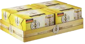 Warsteiner tray met 24 blikjes á 0,33 liter