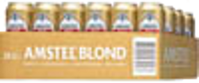 Amstel blond tray met 24 blikjes á 0,50 liter