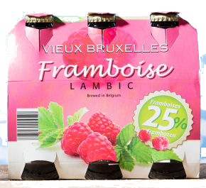 Vieux Bruxelles Framboise set van 6 flesjes á 0,25 liter