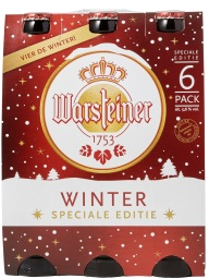 Warsteiner Winter  set van 6 flesjes a 0,33 liter 