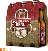 Schultenbrau herfstbok set van 6 flesjes a 0,33 liter