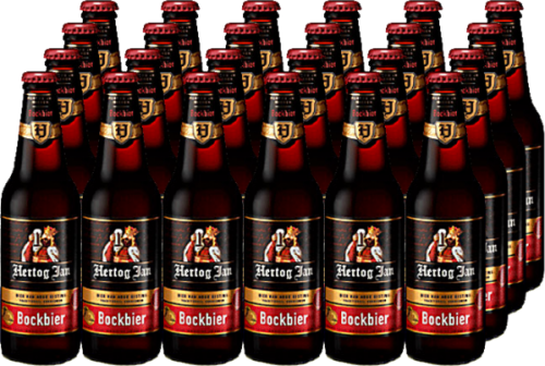 Hertog Jan Bockbier doos met 24 flesjes van 0,30 liter  Hertog Jan Bockbier doos met 24 flesjes van 0,30 liter