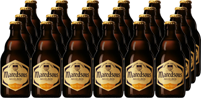 Maredsous Blond doos van 24 flesjes a 0,33 liter  Maredsous Blond doos van 24 flesjes a 0,33 liter