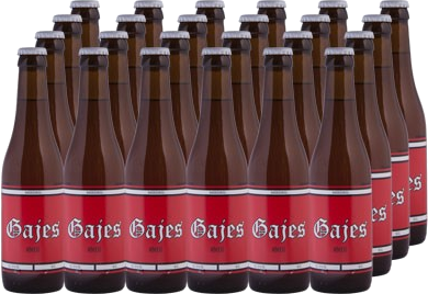 Gajes van brouwerij Bruut doos van 24 flesjes a 0,33 liter 
