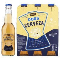 Dors Cerveza set van 6 flesjes á 0,33 liter Dors Cerveza set van 6 flesjes á 0,33 liter