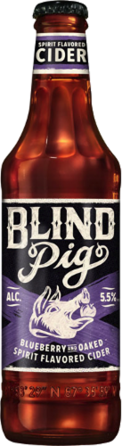 Blind Pig Cider blueberry & oaked Fles á 0,35 liter Blind Pig Cider blueberry & oaked Fles á 0,35 liter